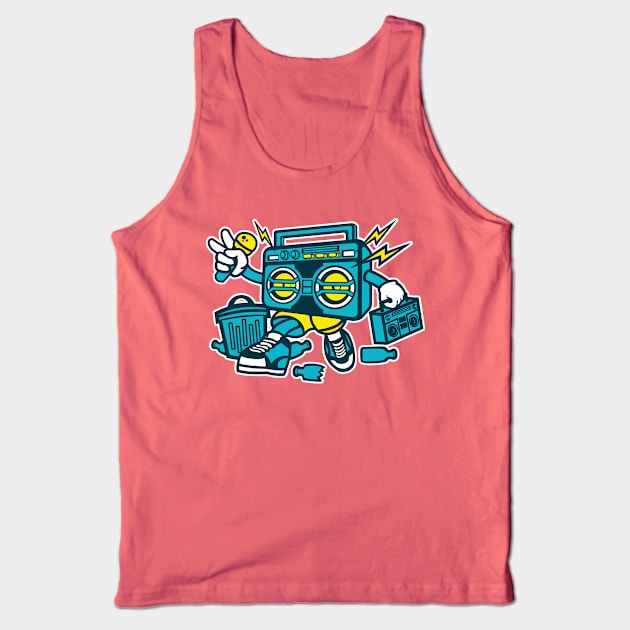 Getto Blaster by WOOF SHIRT Tank Top by WOOFSHIRT